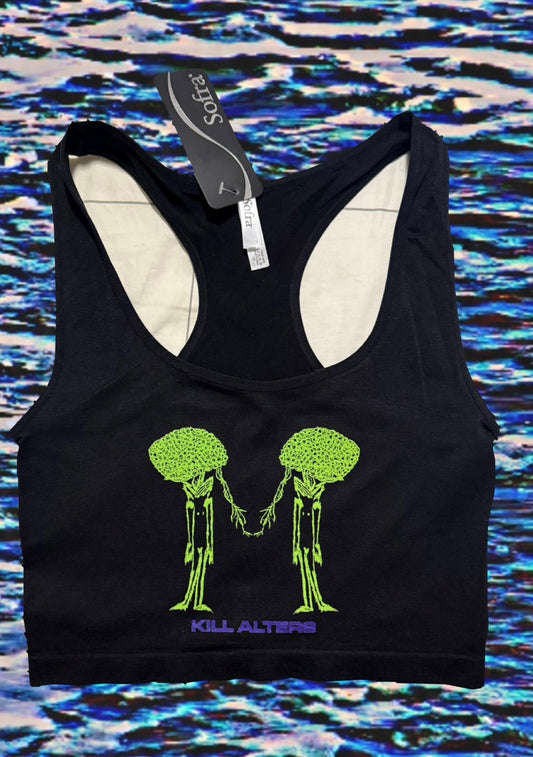 Brain Duality  (black tank top )