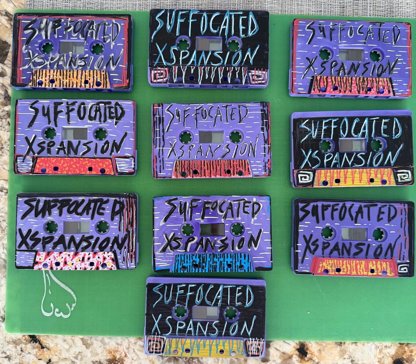 SUFFOCATED XSPANSION / HAND PAINTED CASSETTE